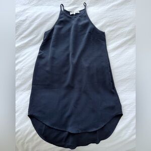 Women’s Asymmetrical Navy Blue Tank Dress